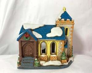 Lefton Village Church 1987 numbered Byron Wood design